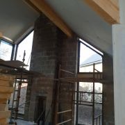 Full internal board and skim and external monocouche parex system.